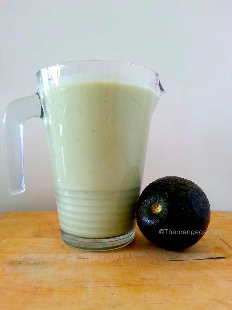 avocado milkshake-theorangegarden